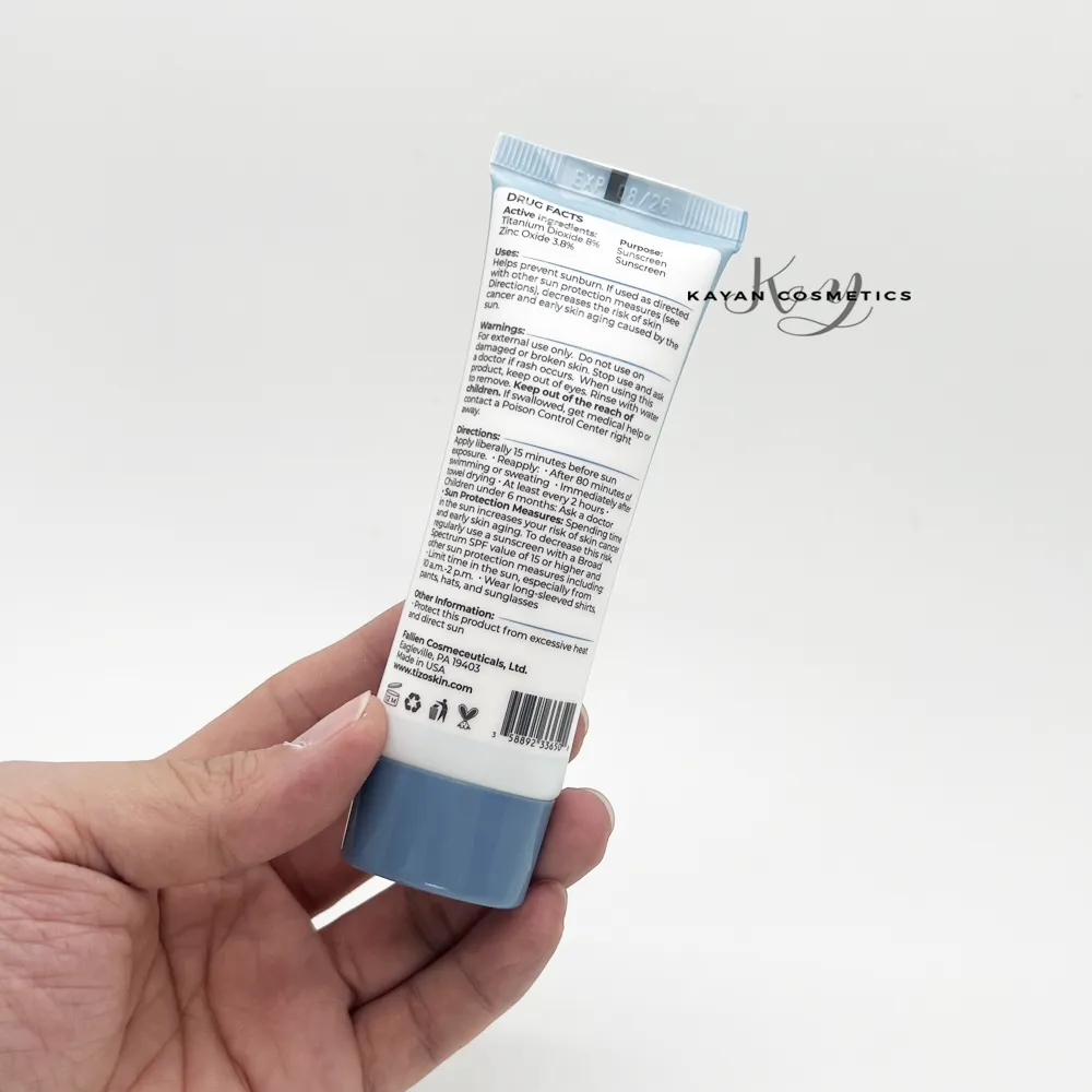 包順豐 章小蕙推薦美國 Tizo2 物理防曬霜 SPF40防紫外線隔離敏感肌孕婦可用50g PRIMER /SUNSCREEN Non-Tinted FACIAL
MINERAL SUNSCREEN