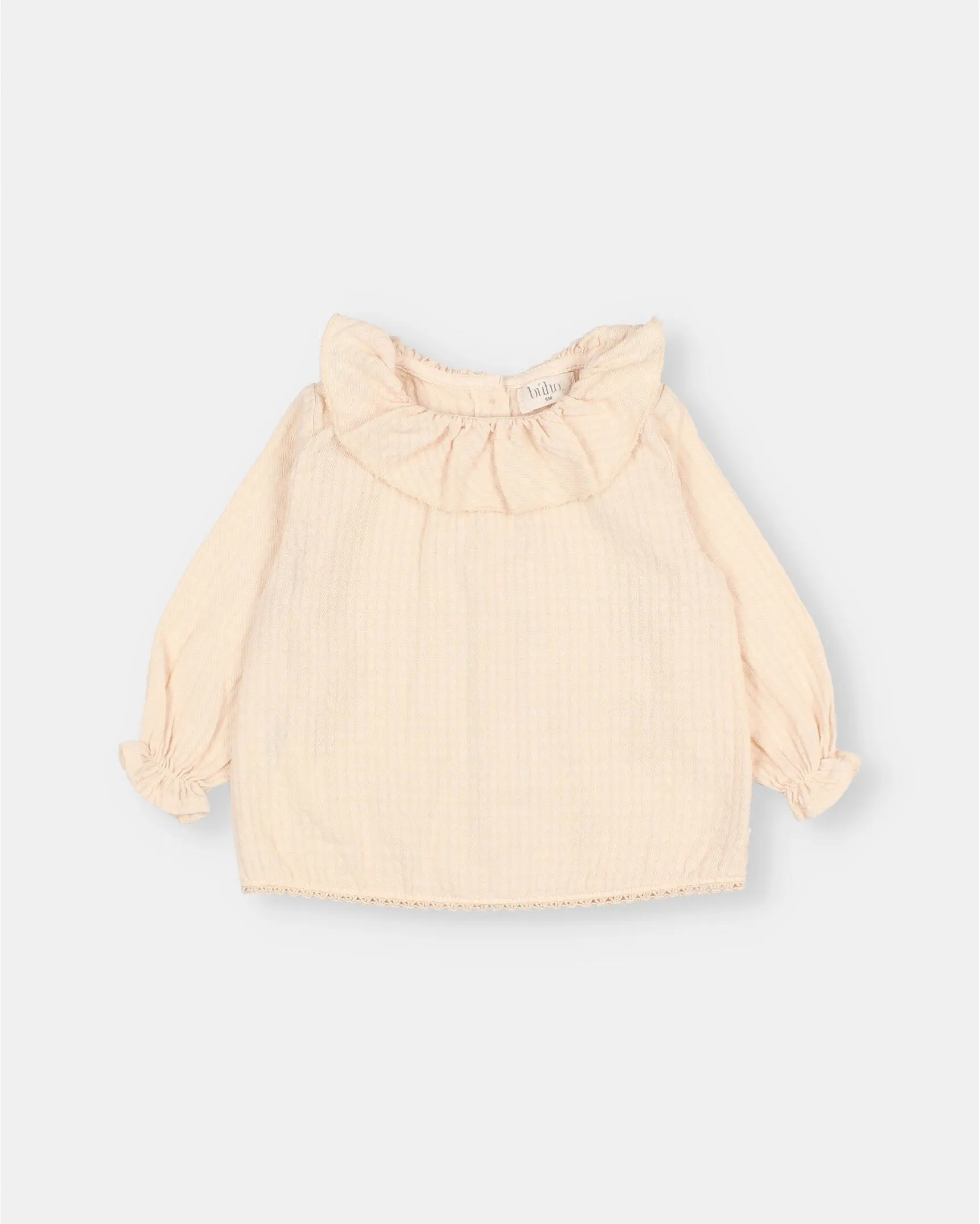búho - BB SHEER CHECK BLOUSE