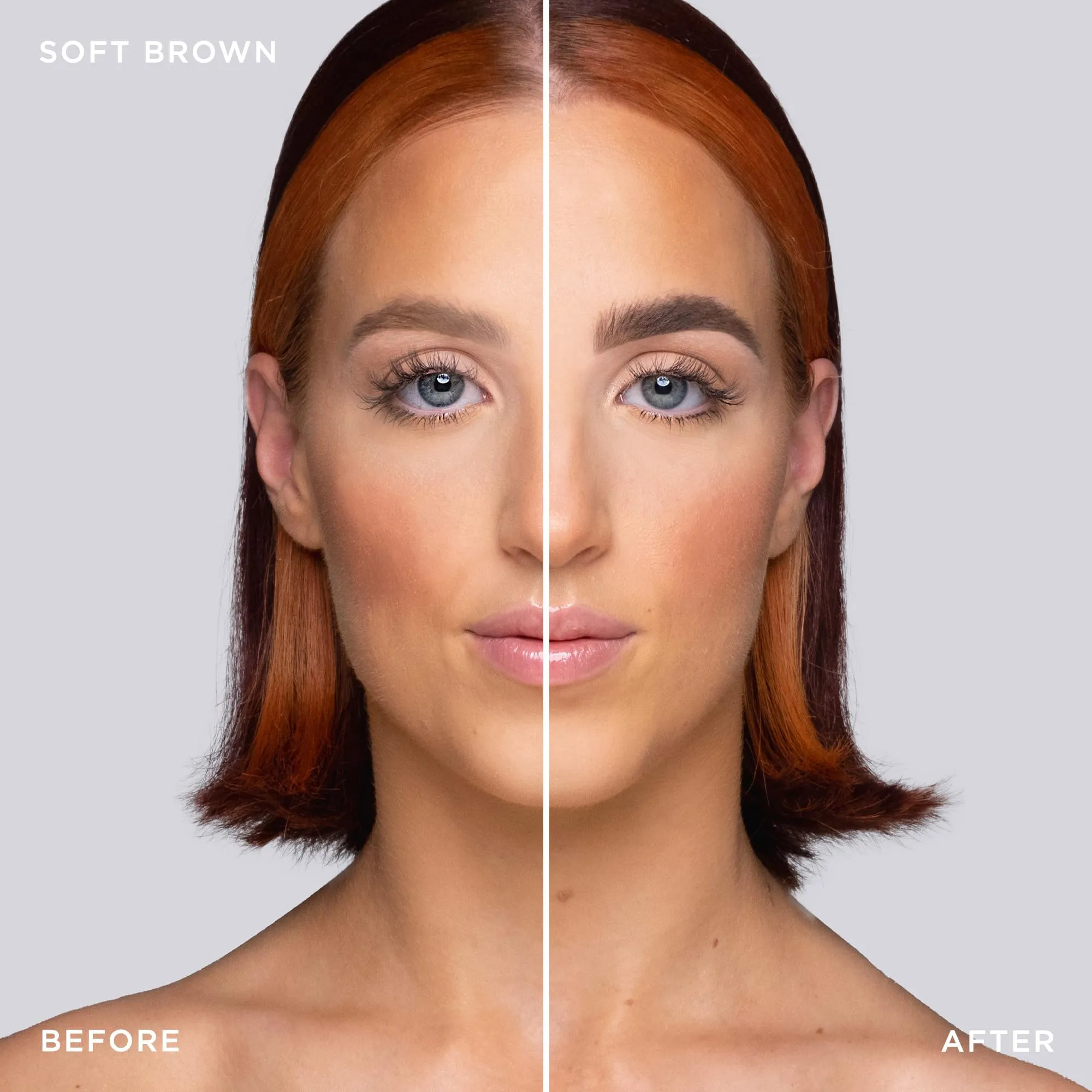 Brow Code TINTED Multi-Peptide Brow Gel w/Brush (Soft Brown)