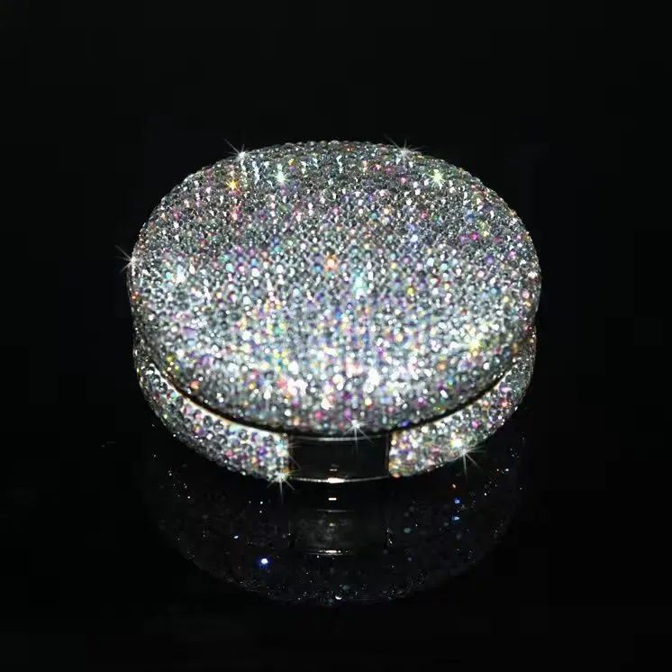 Diamond Box Portable Empty Powder Puff Air Cushion Box BB Cream Makeup Storage Liquid Foundation Homemade Shell Empty Shell