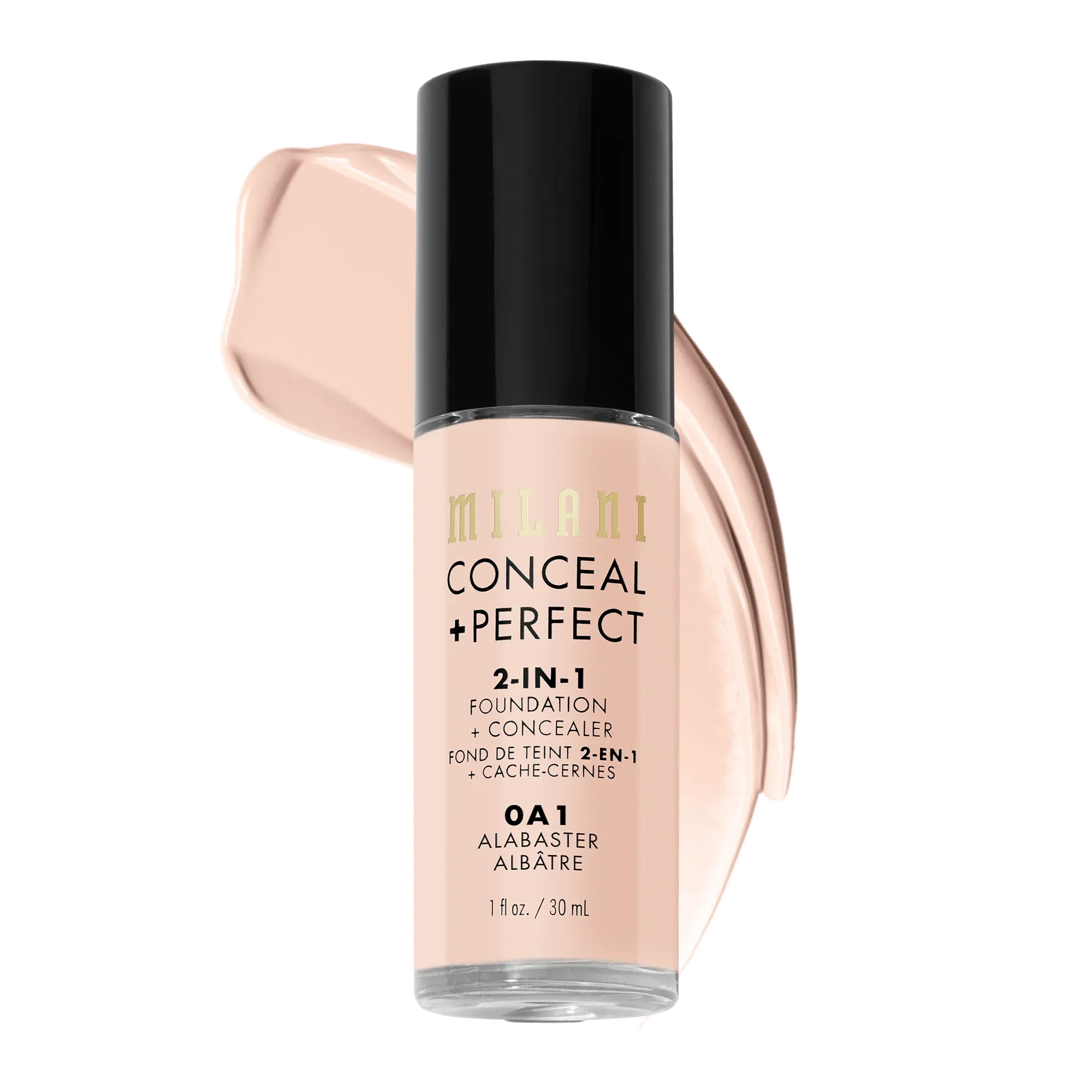 MILANI Conceal   Perfect 2-in-1 Foundation   Concealer - Alabaster #0A1